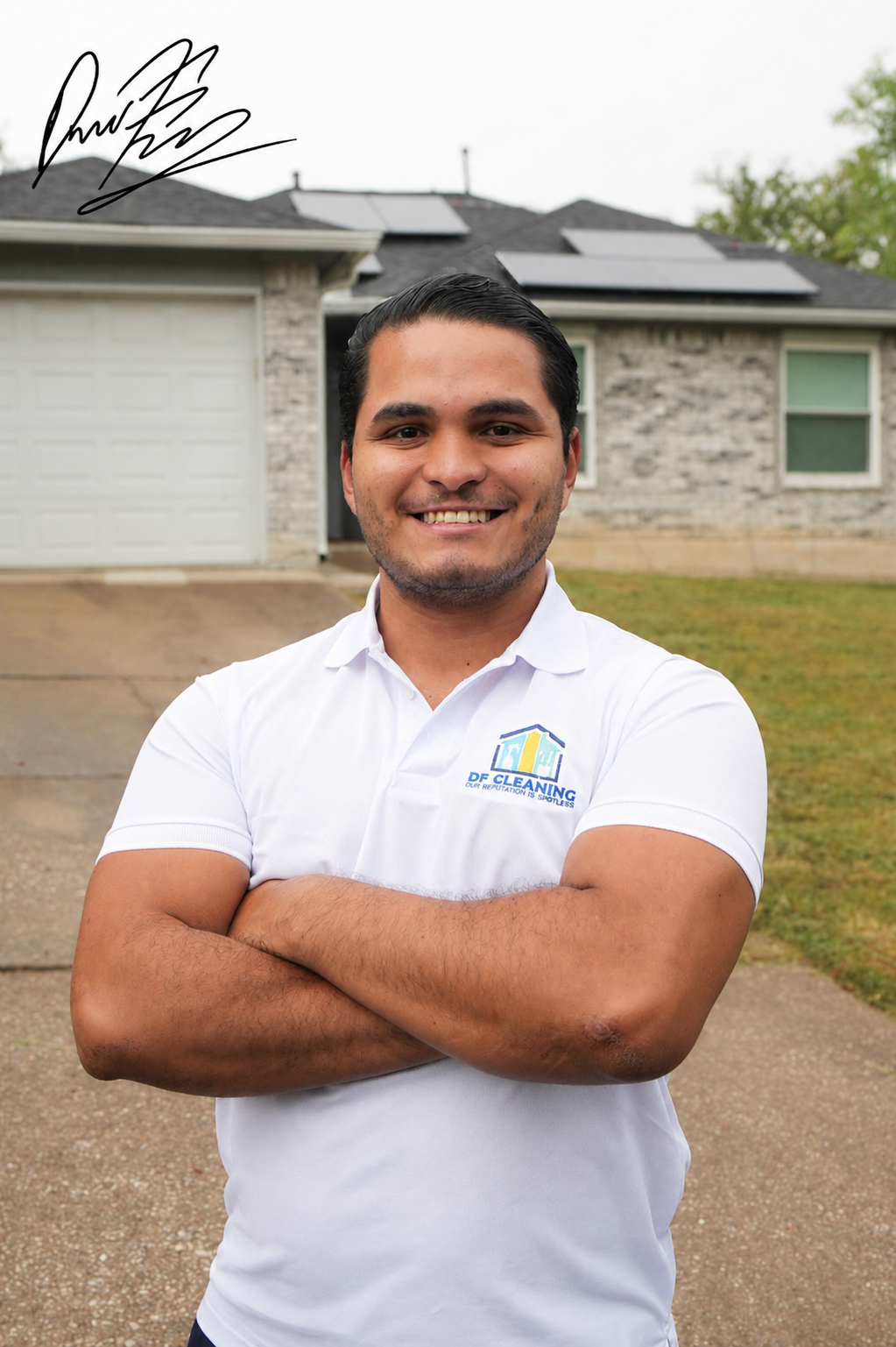 Darwin Fajardo, CEO of DF Cleaning